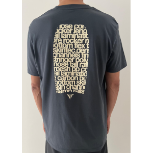 GT BOARDS TEE FLASH INDIA INK GREY