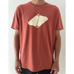 GT BOARDS TEE FINS HARITAGE BROWN