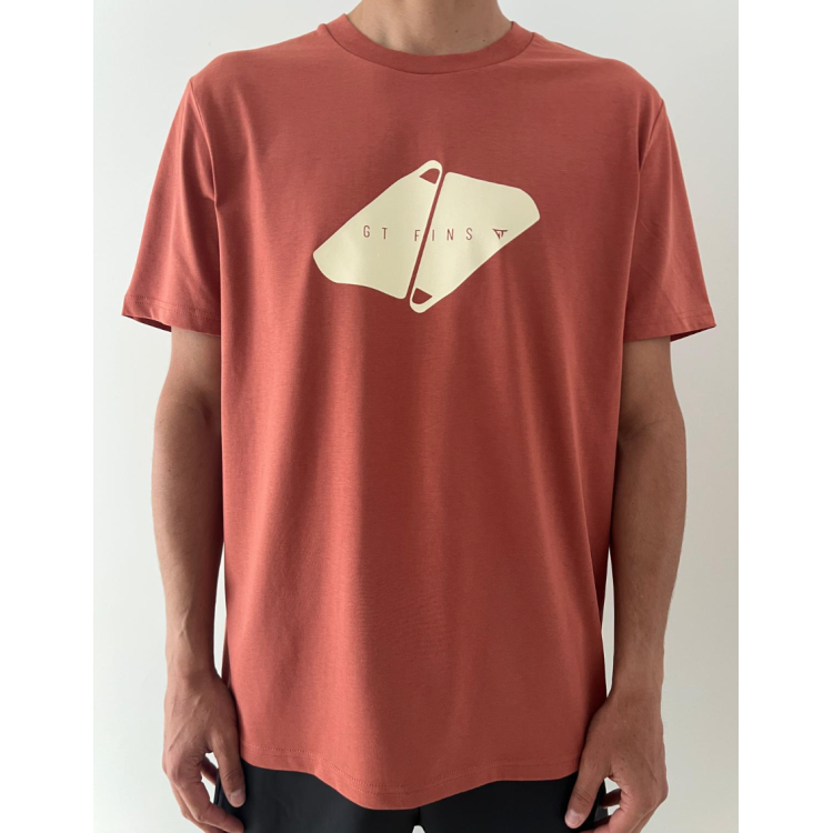 GT BOARDS TEE FINS HARITAGE BROWN