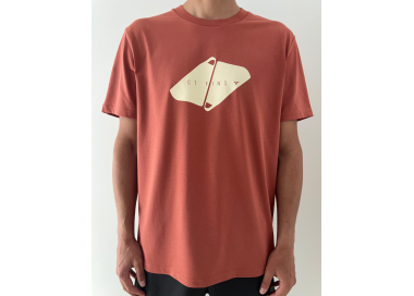 GT BOARDS TEE FINS HARITAGE BROWN