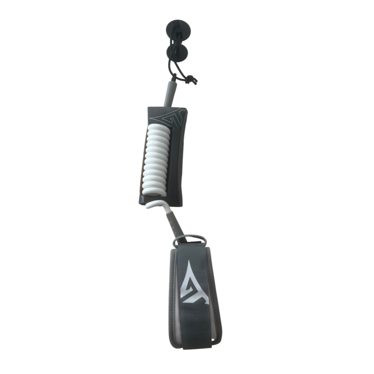 GT BICEP LEASHES 9mm WHITE/SILVER GREY