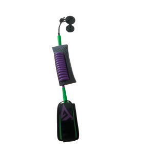 GT BICEP LEASHES 9mm PURPLE/LIME