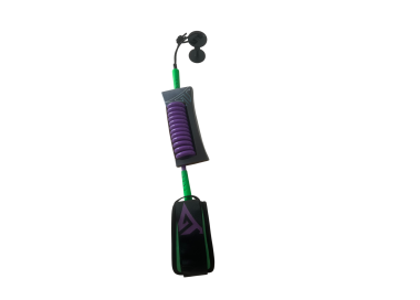 GT BICEP LEASHES 9mm PURPLE/LIME