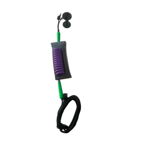 GT BICEP LEASHES 9mm PURPLE/LIME