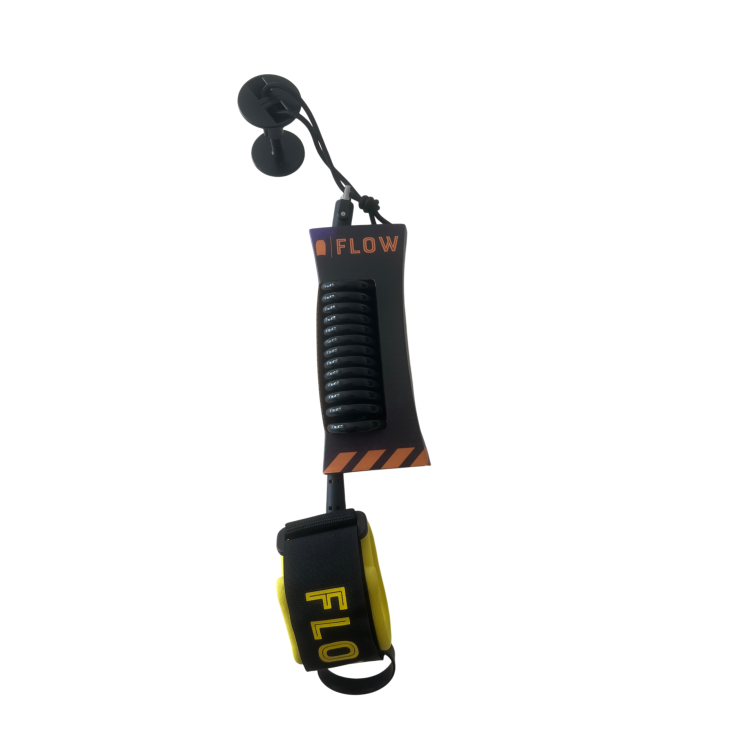 FLOW WRIST LEASH 7mm BLACK/YELLOW