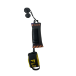 FLOW WRIST LEASH 7mm BLACK/YELLOW