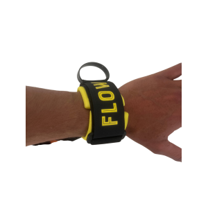 FLOW WRIST LEASH 7mm BLACK/YELLOW
