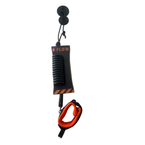 FLOW WRIST LEASH 7mm BLACK/ORANGE