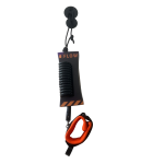 FLOW WRIST LEASH 7mm BLACK/ORANGE