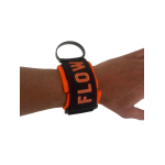 FLOW WRIST LEASH 7mm BLACK/ORANGE