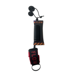 FLOW WRIST LEASH 7mm BLACK/RED