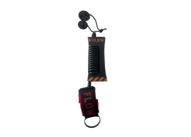 FLOW WRIST LEASH 7mm BLACK/RED