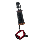 FLOW WRIST LEASH 7mm BLACK/RED