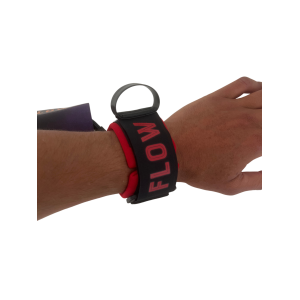 FLOW WRIST LEASH 7mm BLACK/RED