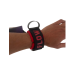 FLOW WRIST LEASH 7mm BLACK/RED