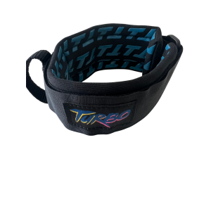 TURBO BICEP LEASHES 8mm BLACK/BLUE