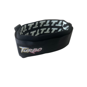 TURBO BICEP LEASHES 8mm BLACK/WHITE