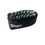 TURBO BICEP LEASHES 8mm BLACK/WHITE