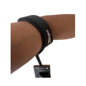 TURBO BICEP LEASHES 8mm BLACK/WHITE